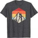 Retro Vintage Hiking Gift Outdoors Mountain Hiker T-shirt